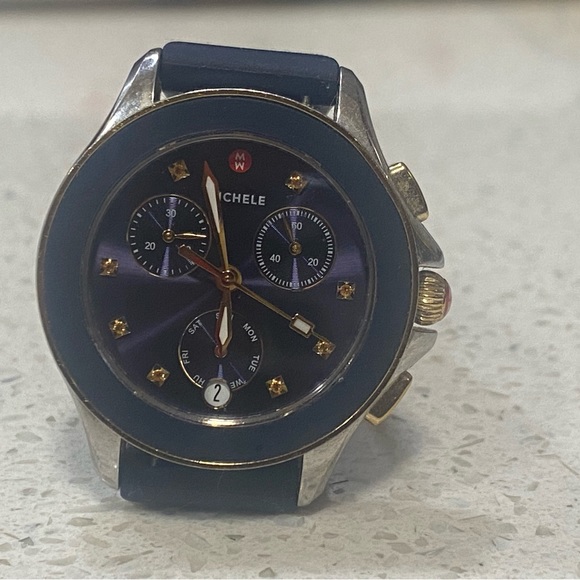 Michele silicone band watch